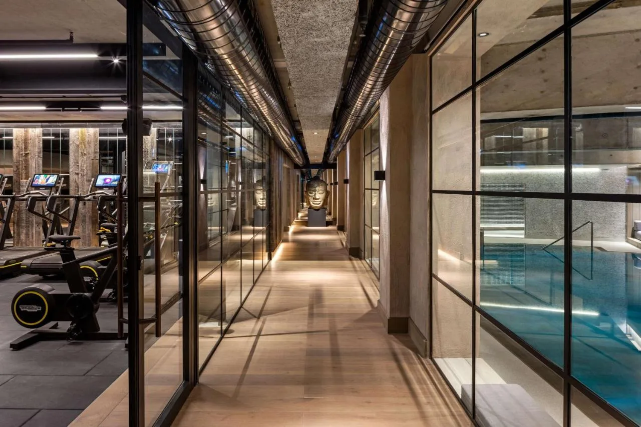 Indoor swimming pool and gym at The Edwardian Manchester spa